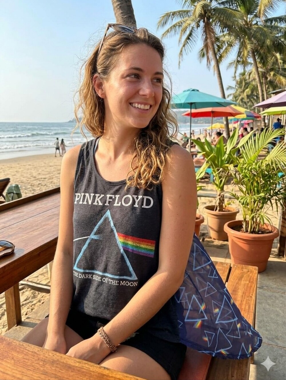 PINK FLOYD graphic tank top